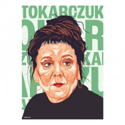 Olga Tokarczuk Plakat